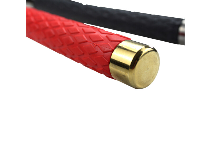 High-quality rubber handle steel expandable baton BT26B068 black